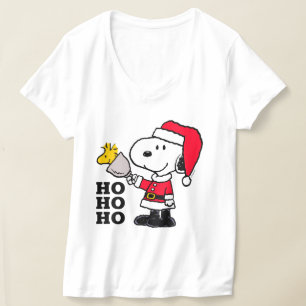 Jordnötter   Snoopy & Woodstock Ho Ho Ho T Shirt