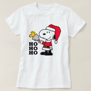 Jordnötter   Snoopy & Woodstock Ho Ho Ho T Shirt