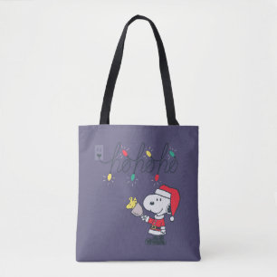 Jordnötter Snoopy & Woodstock Ho Ho Ho Tygkasse