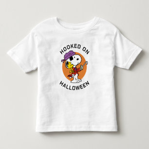 Jordnötter   Snoopy & Woodstock Hoved on Halloween T Shirt