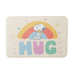 Jordnötter   Snoopy & Woodstock Hug Badrumsmatta