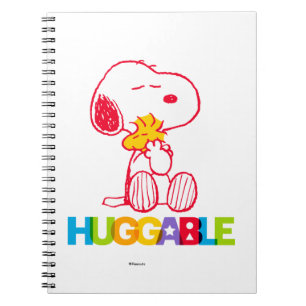 Jordnötter Snoopy & Woodstock Huggable Anteckningsbok
