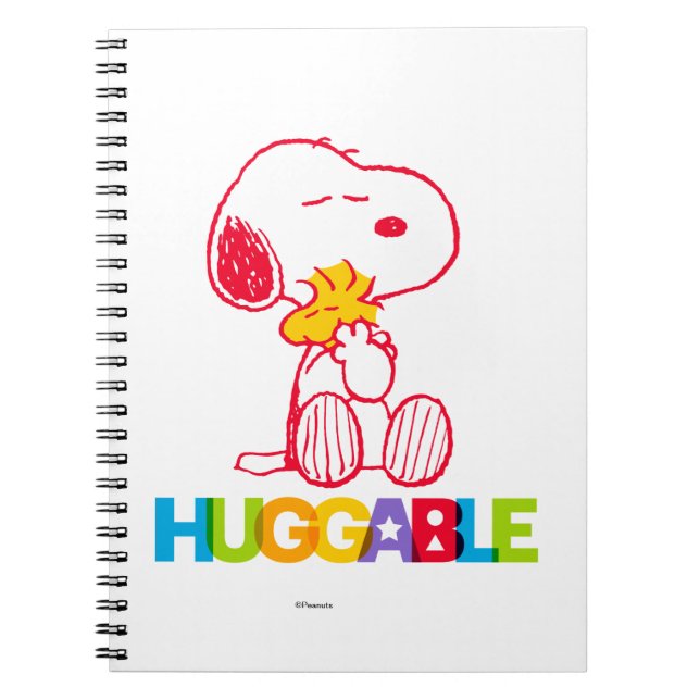 Jordnötter | Snoopy & Woodstock Huggable Anteckningsbok (Framsidan)