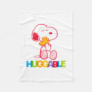 Jordnötter Snoopy & Woodstock Huggable Fleecefilt