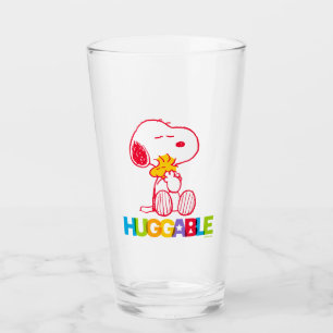 Jordnötter Snoopy & Woodstock Huggable Glaskopp