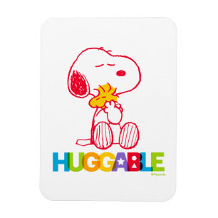 Jordnötter Snoopy & Woodstock Huggable Magnet