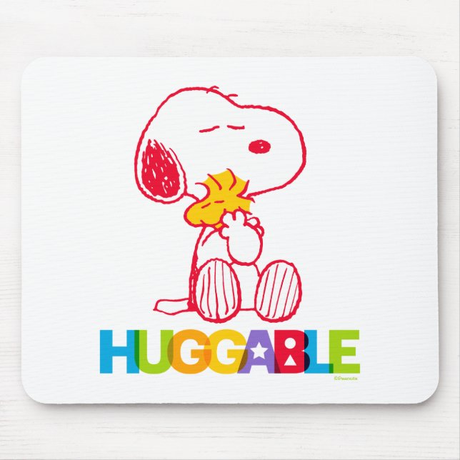 Jordnötter | Snoopy & Woodstock Huggable Musmatta (Framsidan)