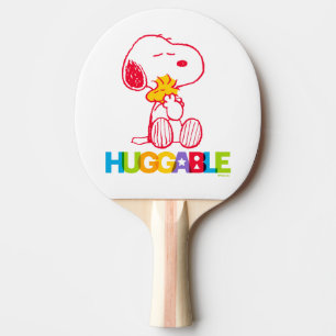 Jordnötter Snoopy & Woodstock Huggable Pingisracket