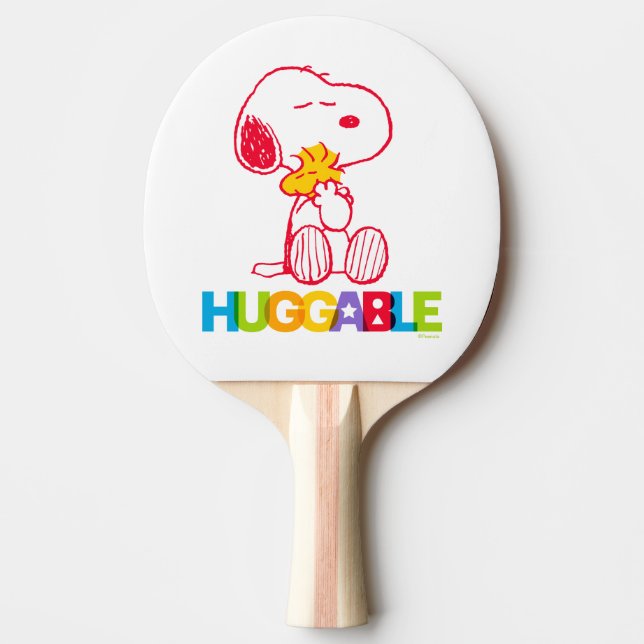 Jordnötter | Snoopy & Woodstock Huggable Pingisracket (Framsidan)