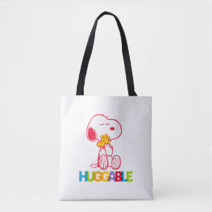 Jordnötter Snoopy & Woodstock Huggable Tygkasse