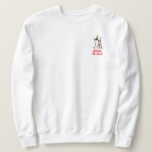 Jordnötter Snoopy & Woodstock Julgran Lång Ärmad Tröja