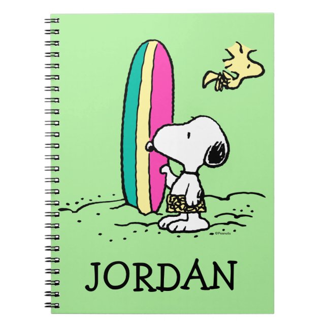 Jordnötter | Snoopy & Woodstock | Lägg till ditt n Anteckningsbok (Framsidan)