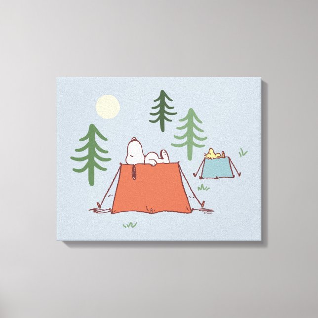 Jordnötter | Snoopy & Woodstock | Lägg till ditt n Canvastryck (Framsida)