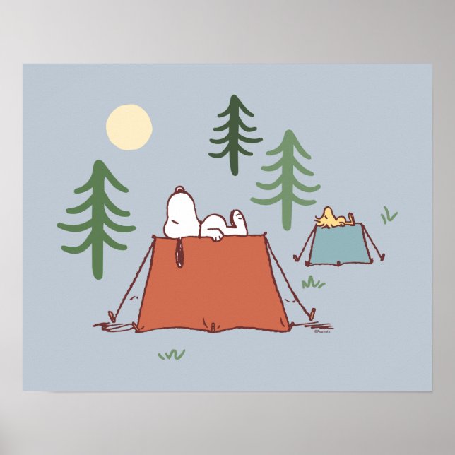 Jordnötter | Snoopy & Woodstock | Lägg till ditt n Poster (Framsidan)