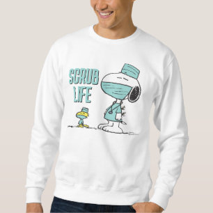Jordnötter Snoopy & Woodstock Läkare Lång Ärmad Tröja