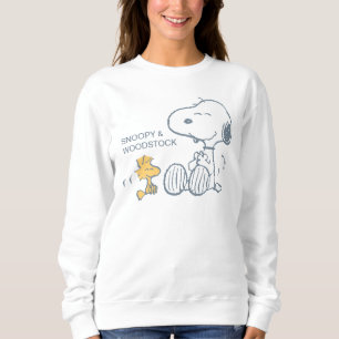 Jordnötter Snoopy & Woodstock Lycklig T Shirt