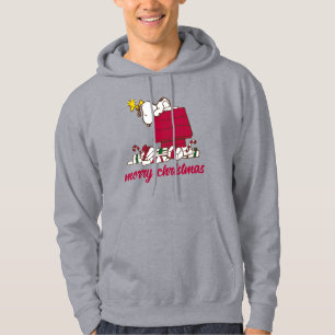 Jordnötter Snoopy & Woodstock Merry Ugly Sweater Hoodie