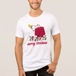 Jordnötter   Snoopy & Woodstock Merry Ugly Sweater T Shirt
