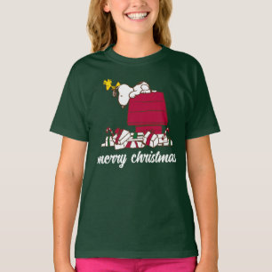 Jordnötter   Snoopy & Woodstock Merry Ugly Sweater T Shirt