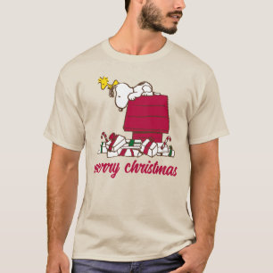 Jordnötter   Snoopy & Woodstock Merry Ugly Sweater T Shirt
