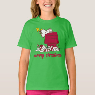 Jordnötter Snoopy & Woodstock Merry Ugly Sweater T Shirt