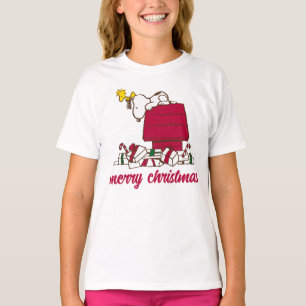 Jordnötter   Snoopy & Woodstock Merry Ugly Sweater T Shirt