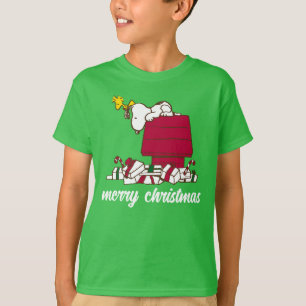 Jordnötter   Snoopy & Woodstock Merry Ugly Sweater T Shirt