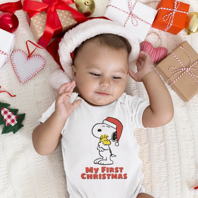 Jordnötter | Snoopy & Woodstock - Min första jul T Shirt (Skapare uppladdad)