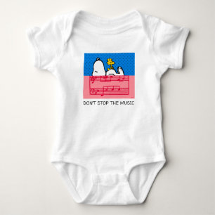 Jordnötter   Snoopy & Woodstock Music & Polka dots T Shirt