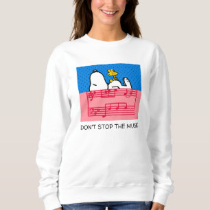 Jordnötter   Snoopy & Woodstock Music & Polka dots T Shirt