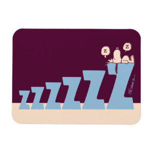 Jordnötter   Snoopy & Woodstock Nap Magnet