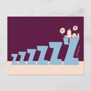 Jordnötter   Snoopy & Woodstock Nap Vykort