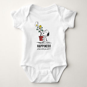 Jordnötter Snoopy & Woodstock Plant A Träd T Shirt
