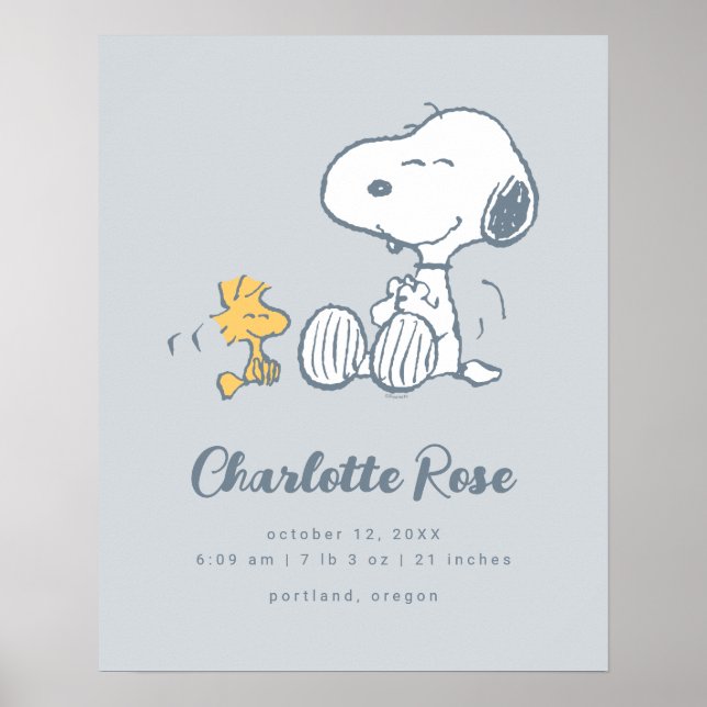 Jordnötter | Snoopy & Woodstock Poster (Framsidan)