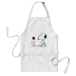 Jordnötter Snoopy & Woodstock Red & Black Förkläde