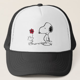 Jordnötter Snoopy & Woodstock Red & Black Keps