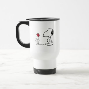 Jordnötter Snoopy & Woodstock Red & Black Resemugg