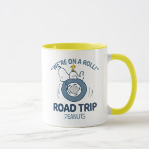 Jordnötter Snoopy & Woodstock Road Resa Mugg