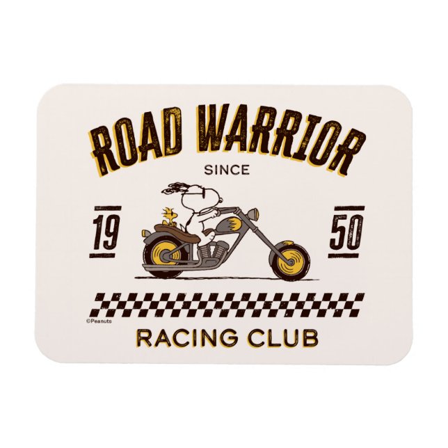 Jordnötter | Snoopy & Woodstock Road Warriards Magnet (Horisontell)