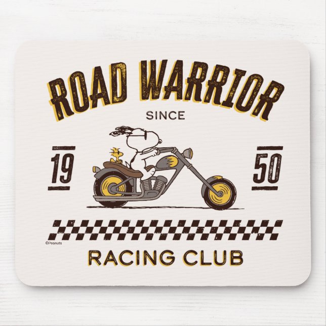 Jordnötter | Snoopy & Woodstock Road Warriards Musmatta (Framsidan)