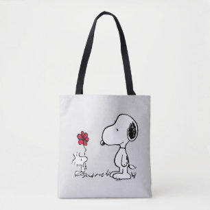 Jordnötter   Snoopy & Woodstock Röd & Svart Tygkasse