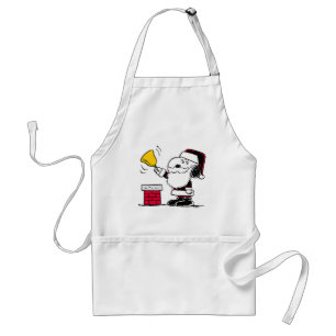 Jordnötter Snoopy & Woodstock Santa Bell Ringer Förkläde
