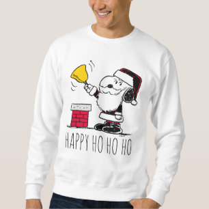 Jordnötter Snoopy & Woodstock Santa Bell Ringer Lång Ärmad Tröja