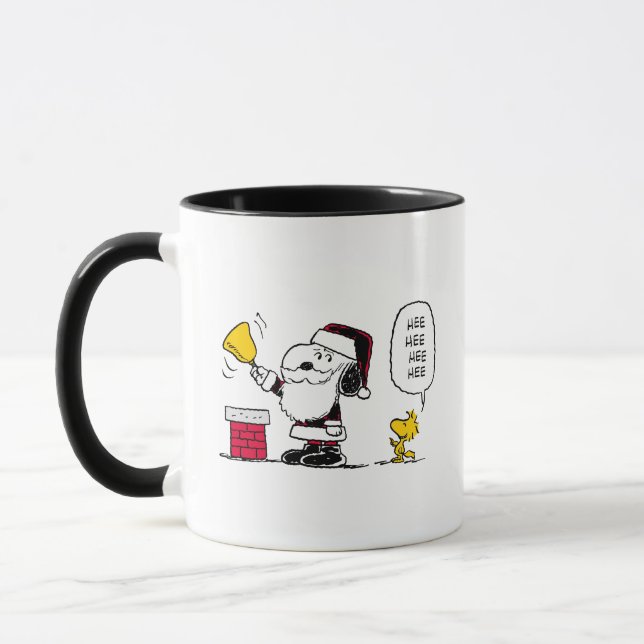 Jordnötter | Snoopy & Woodstock Santa Bell Ringer Mugg (Vänster)
