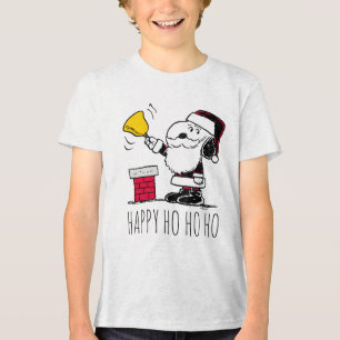 Jordnötter   Snoopy & Woodstock Santa Bell Ringer T Shirt