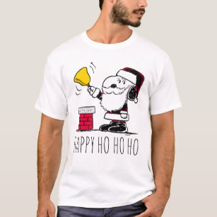 Jordnötter   Snoopy & Woodstock Santa Bell Ringer T Shirt