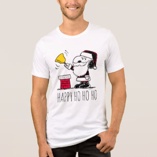 Jordnötter   Snoopy & Woodstock Santa Bell Ringer T Shirt