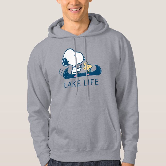 Jordnötter | Snoopy & Woodstock Sjö Life Hoodie (Framsida)