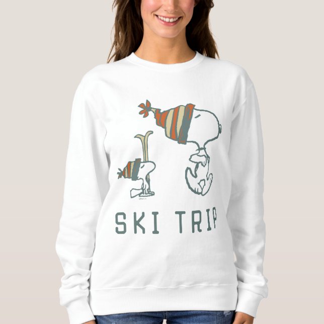 Jordnötter | Snoopy & Woodstock Ski Resa 2 T Shirt (Framsida)