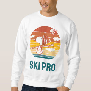 Jordnötter Snoopy & Woodstock Ski Resa Lång Ärmad Tröja